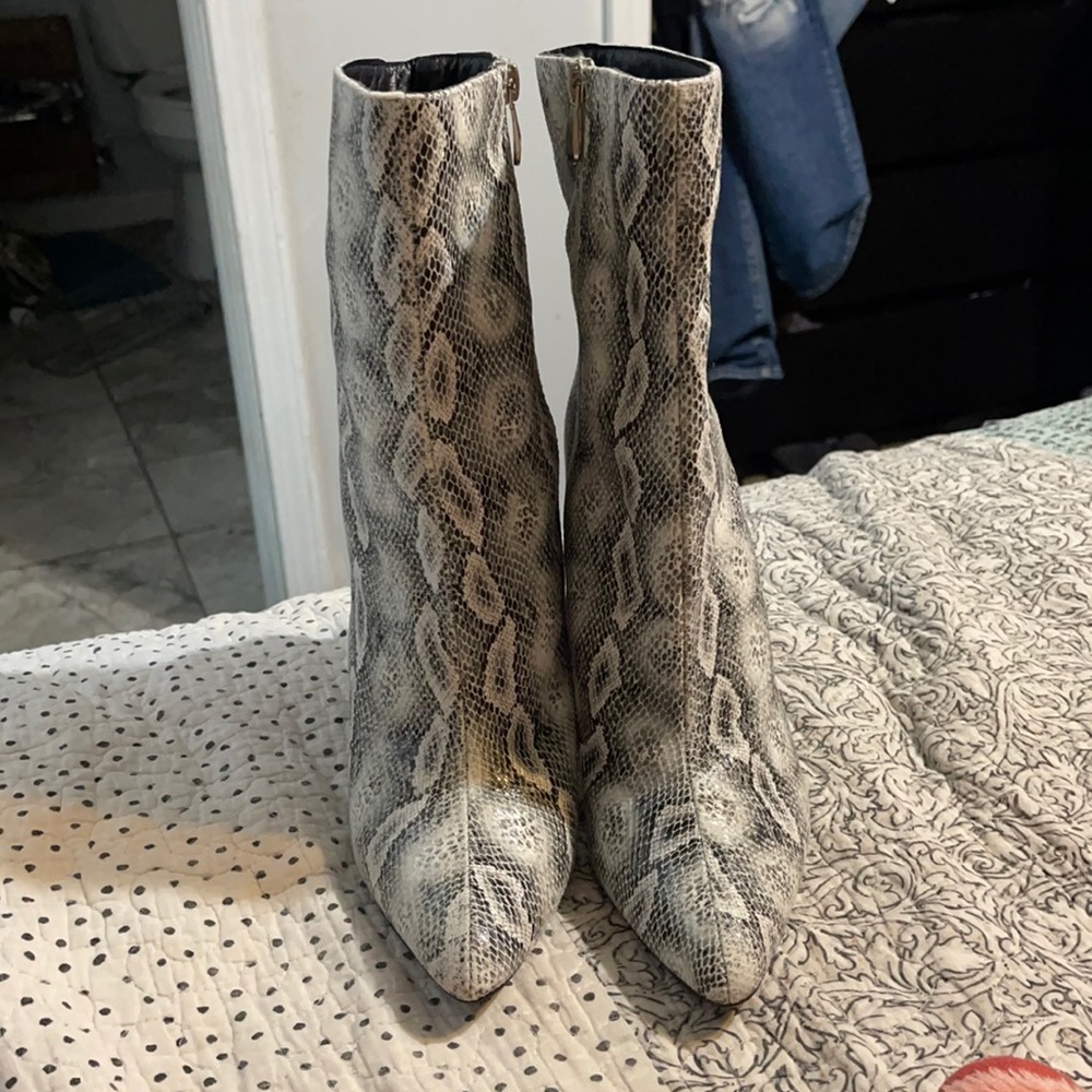 Heeled boots.